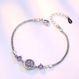 100% 925 sterling silver Anti allergy-Bracelet