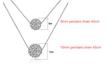 100% 925 sterling silver Anti allergy- Necklace