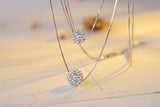 100% 925 sterling silver Anti allergy- Necklace