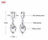 100% 925 sterling silver Anti allergy-Earring