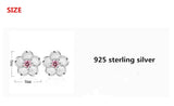 100% 925 sterling silver Anti allergy-Earring