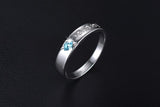 100% 925 sterling silver Anti allergy- Ring