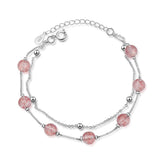 100% 925 sterling silver Anti allergy-Bracelet
