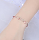 100% 925 sterling silver Anti allergy-Bracelet
