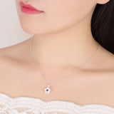 100% 925 sterling silver Anti allergy- Necklace