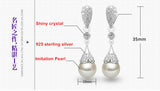 100% 925 sterling silver Anti allergy-Earring