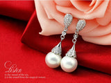 100% 925 sterling silver Anti allergy-Earring
