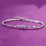 100% 925 sterling silver Anti allergy-Bracelet