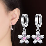 100% 925 sterling silver Anti allergy-Earring