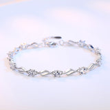 100% 925 sterling silver Anti allergy-Bracelet